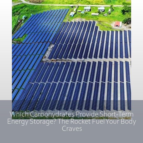Which Carbohydrates Provide Short-Term Energy Storage? The Rocket Fuel Your Body Craves